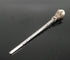 yueton Pack of 2 Vintage Rhinestone Pearl Hair Stick, Vintage Hair Chopsticks Hairpin Chignon Pin (Coffee)