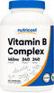 Nutricost Vitamin B Complex 460mg, 240 Capsules with Vitamin C for Energy Support