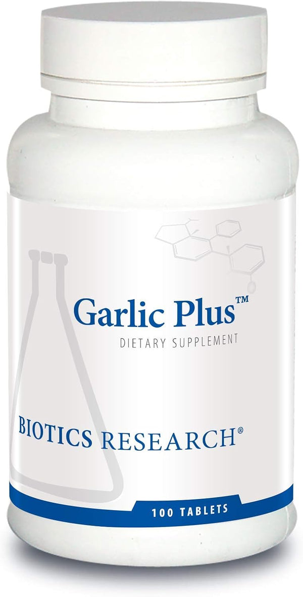 Biotics Research Garlic Plus Pure Garlic Concentrate Plus Vitamin C and Chlorophyllins, Supports Cardiovascular Health,