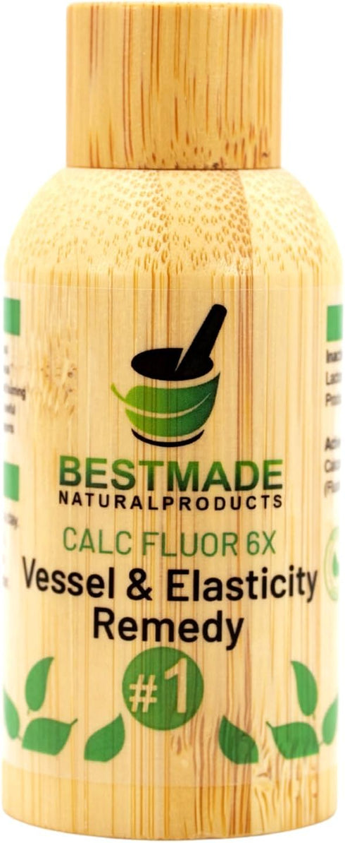 BestMade Natural Products Calc Fluor 6X - Elasticity Cell Salt for Hemorrhoids and Chapped Skin