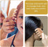 2pcs Scalp Massage Comb Massage Tools Wooden Massage Tool Massage Scraper Resin guasha Board spa Scratcher Scalp Massagers Resin Beeswax Massager for Relaxation gua sha Tool