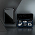 Pill Box Waterproof Travel Case, Portable Daily Pill Container with 6 Compartments for Vitamins, Fish Oils, Supplements