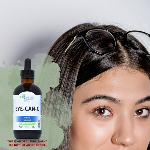 Mountain Meadow Herbs Eye-Can-C Herbal Vision & Eye Support Supplement, 4.0 Oz for Eye Wellness
