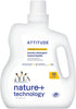 ATTITUDE Liquid Laundry Detergent, EWG Verified, Citrus Zest, 60.8 Fl Oz, 36 Loads, HE Compatible