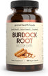 Organic Burdock Root Capsules 1000 mg, 60 Servings for Circulation, Blood, Immune, Thyroid, Skin, Joint Support