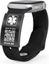 Upgraded Medical Bracelets for Men Women, QR Code Medical Alert ID Wristband, Titanium Steel Fits Wrists 8''-10''