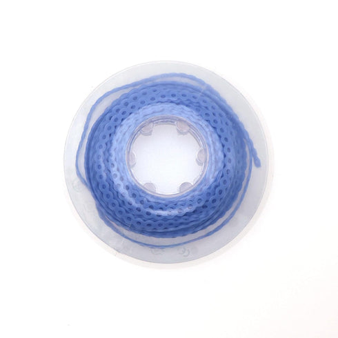 1 Roll/15Ft Orthodontic Dental Elastic Power Chains, Ultra Power Rubber Chain Long Short Closed (Violet)