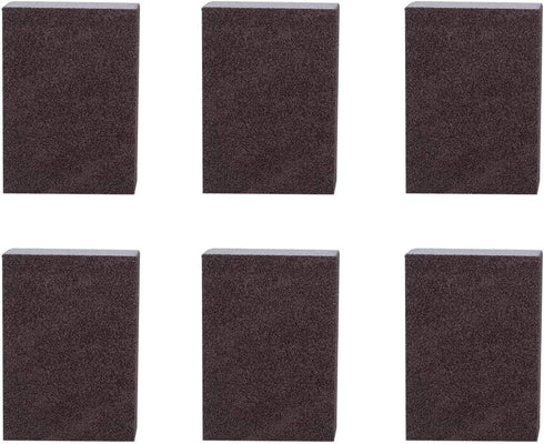 Carborundum Sponge, 6Pcs Emery Sponge Brush, Kitchen Cleaning Sponge, Stainless Steel Cleaning Tool