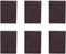 Carborundum Sponge, 6Pcs Emery Sponge Brush, Kitchen Cleaning Sponge, Stainless Steel Cleaning Tool