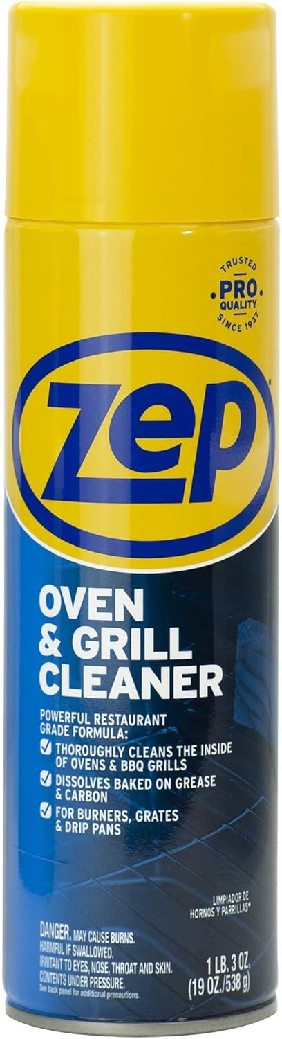 Zep ZUOVGR19 Heavy-Duty Oven and Grill Cleaner, 19 Ounces for Tough Cleaning Jobs