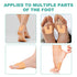 66 Pcs U Shaped Felt Callus Pads, Self-Stick Cushions for Pain Relief, Forefoot Foot Pads for Men and Women