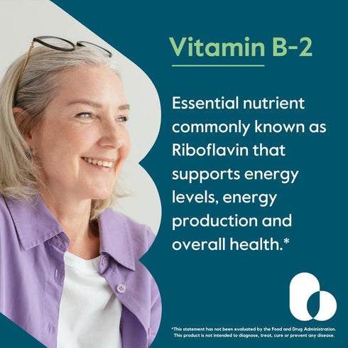 BESTVITE Vitamin B-2 (Riboflavin) 400mg, 120 Vegetarian Capsules, Vegan, Non-GMO, Gluten Free