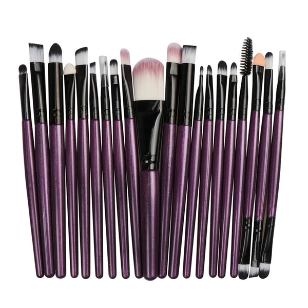 Makeup Brushes 20pcs Professional Cosmetics Set, Face Makeup Brush Set for Powder Concealer Eyeshadow Eyebrow Lip