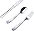 N9R 200pcs Plastic Silverware Set, Silver Plastic Cutlery with 100 Forks, 50 Spoons, 50 Knives for Party/Everyday Use