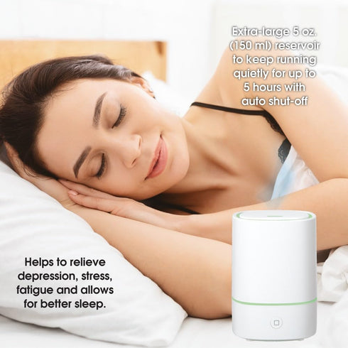 Pure Essential Oil Works 150ml 7 Sensei LED Ultrasonic Aroma Diffuser, Essential Oil Diffuser with Cool Mist, Color