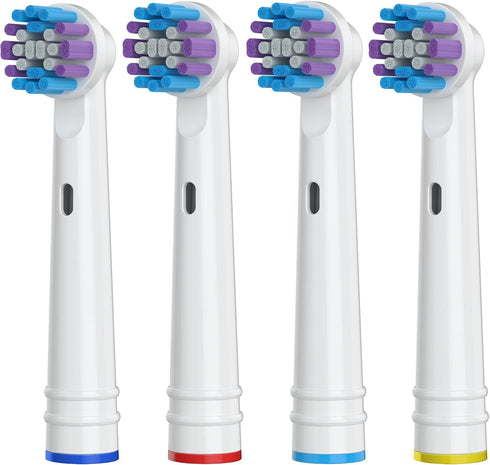 Replacement Toothbrush Heads for Oral-B, 4 Pack Compatible with Oral B Braun Electric Toothbrush