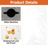 LOLYSIC 200 Pcs Disposable Adult Bibs, Large Waterproof Plastic Bibs for Elderly, Men & Women, Single Use Dining