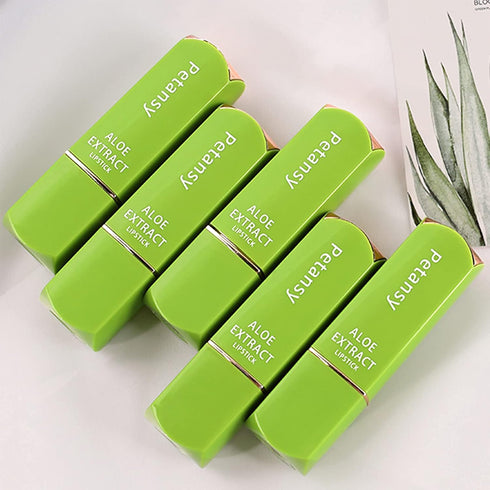 Petansy 3 Packs Aloe Vera Lipstick, Long Lasting Moisturizing Lip Balm, Magic Temperature Color Change Lip Gloss Set