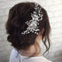 Unicra Silver Bride Wedding Hair Comb, Rhinestone Bridal Headpiece, Crystal Hair Accessories for Women and Girls