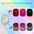 MIZHSE 10ml Universal Rainbow Cat Eye Gel Polish, Laser Holographic 9D Soak Off LED U V Nail Art Varnish with Magnetic