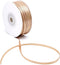 Champagne Ribbon, Solid Color Thin Satin Ribbon, 1/8 Inch x 100 Yards for Crafts