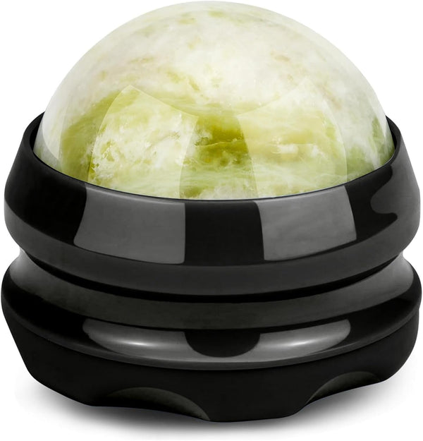 ideayard Cold Massage Roller Ball, Massage Stone Tool Jade Ball for Cold