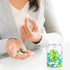 Sibba Clear Pill Bottle 6 Pcs Transparent 30ML Medicine Organizers, Leak Proof Caps for Toiletries Storage
