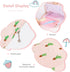 2 Pack Period Bag for Teen Girls, Waterproof Sanitary Napkin Storage Bag, Organizer with Zipper for Tampons, Menstrual