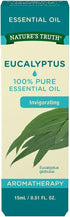 Nature's Truth Aromatherapy 100% Pure Essential Oil, Eucalyptus, 0.51 Fluid Ounce