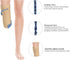 Truform-OTC Below Knee Stump Shrinker, Beige, Small (8-12" Calf), Limb Compression