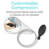 Vive Compression Ankle Ice Pack Wrap for Foot Pain Relief, Soft Cold Brace for Swelling, Sprains, Fractures