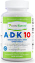 Power By Naturals ADK Vitamin Supplement: High Potency Vitamin A, D3 & K2, 10000 IU for Heart, Immune & Strength, 90
