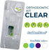 Orthodontic Kit Clear, Oral Care Set with Toothbrush, Protector Cap, Floss, Wax, Floss Threaders, Brushes with Case