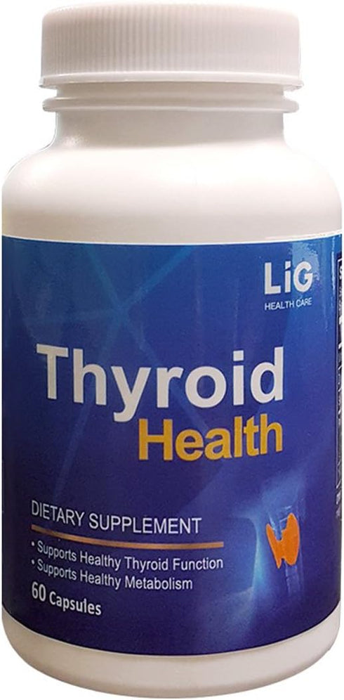 LIG Thyroid Health - Natural Herbal Supplement to Shrink Thyroid Cysts and Balance Hormone Levels