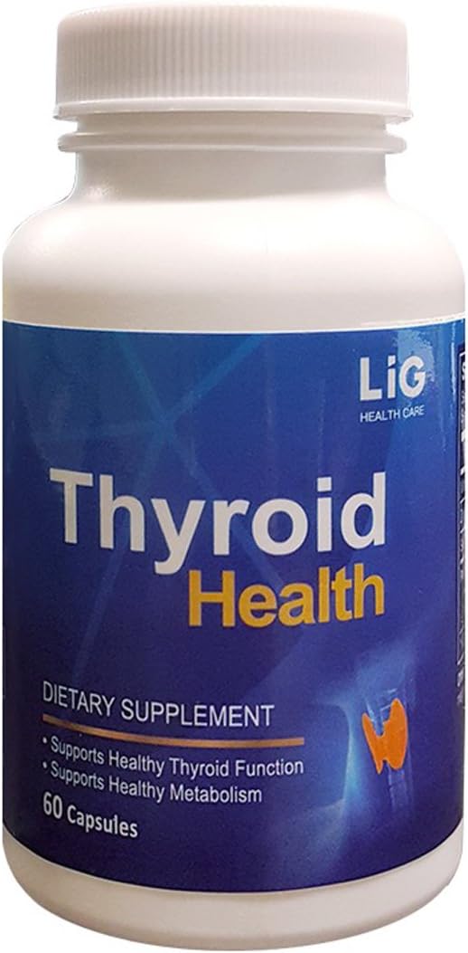 LIG Thyroid Health - Natural Herbal Supplement to Shrink Thyroid Cysts and Balance Hormone Levels
