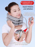 KUMUROETA Neck Stretcher with Neck Brace,Adjustable Cervical Traction Device,Inflatable Cervical Traction Device
