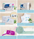 SHUYA 285mm-24Count(Pack 3) Patented Anion Overnight Maxi Pads for Women with Wings for Heavy Flow, Herbal Scented,Size