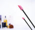 S&T INC. Makeup Spatula, Large and Mini Silicone Spatula Set for Cosmetics, 2 Piece Set, Black/Pink