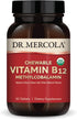 Dr. Mercola Organic Chewable Vitamin B12, 30 Servings (30 Tablets) - Natural Cherry Flavor, Energy Production Support