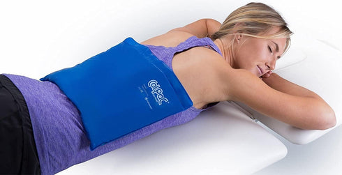 Chattanooga ColPac Reusable Gel Ice Pack - Cold Therapy, Blue Vinyl, Standard Size 11 in x 14 in (2 Pack)