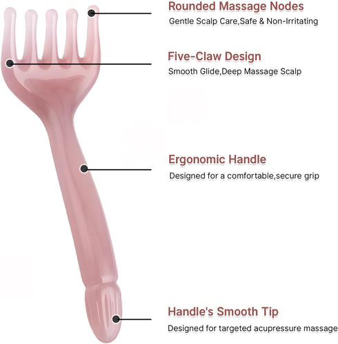 Head Scalp Massager,Gua Sha Five Claw Massage Tool Deep Relaxation and Stress Reduction