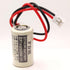 KUANMAI 2Pcs cr14250se 3V 1/2AA cr14250se CJ1W-BAT01 3V CP1H CP1L Disposable Cylindrical Battery with White Plug