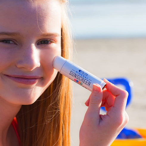 Olita Mineral Sunstick SPF 30 Sunscreen for Kids - Fragrance Free, 0.6 oz, Broad Spectrum, Chemical Free, Reef Safe