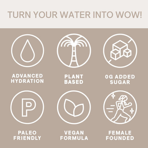 Cure Hydration Blood Orange | Plant-Based Electrolyte Drink Mix | No Added Sugar | Coconut Water Powder | Vegan | Box