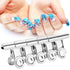 Nail Extension Clips, 5PCS Stainless Curve C Nail Curvature Pinching Clips, Multi-functional Nail Art Accessories