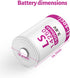 OHZHAO 10-Pack 1500mAh LS14250 3.6v er14250 Lithium Batteries, High-Capacity Battery for SAFT Water Electricity Meter