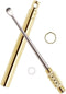 ONLYKXY Folding Type Ear Wax Removal Tool, Titanium Alloy Ear-Pick Cleaner with Key Ring