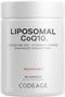Codeage Liposomal CoQ10 Supplement - 125 mg Coenzyme Q10 with Vitamin E Isomers, 2-Month Supply, Vegan, Non-GMO,