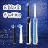 Purthmile 12pcs 1000, 9600, 500, 7000, 3000, 8000, (1) Replacement Toothbrush Heads Compatible with Oral B Braun
