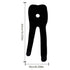 Tennis Elbow Brace for Golfers, Compression Adjustable Elbow Support with Dual-Spring Stabilizer Arm Wrap